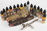 Vallejo Model Air Sand Yellow 17 ml Acrylic Paint Eyedropper Bottle view 6