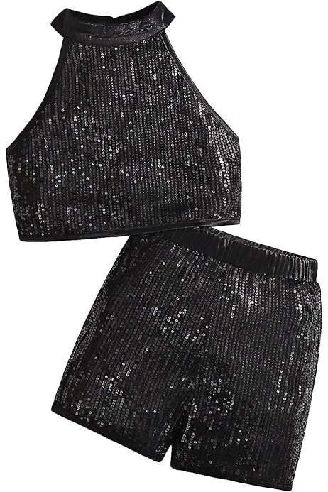 Jazz Outfits For Girls Freebily Kid Girls Metallic Hip Hop Jazz