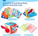 hahaland Baby Tissue Box Toy Montessori Toys 6 Months Textured Tails view 7