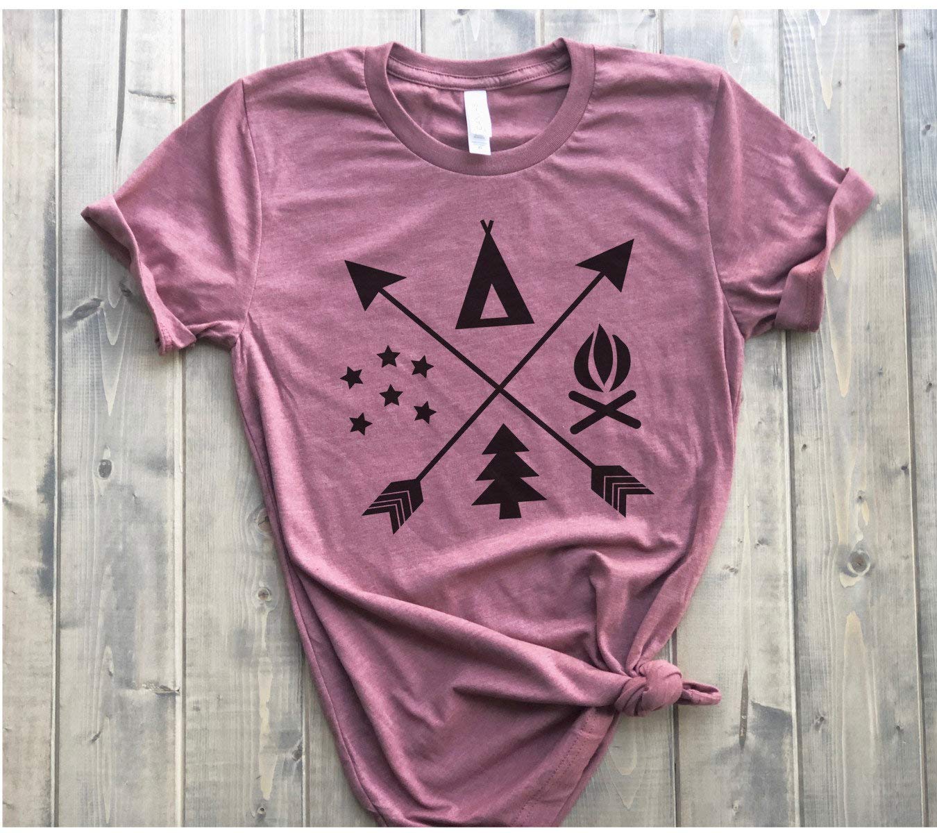 Camping Arrows, Camping, Happy Camper, Outdoors, Adventure, Hiking, Summer, Glamping T Shirt