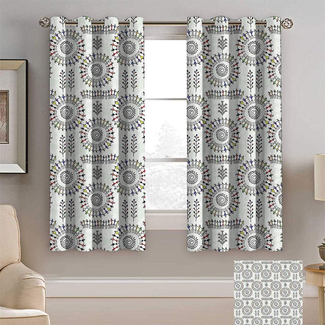 Amazon.com: Jwanglifa Traditional Decor Blackout Thermal Curtains