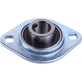 LSSOCH 3/4" Pressed Steel Two Bolt Flange Bearing SBPFL204-12 SBSFL204-12 Compatible with Dump Truck Tarp Systems