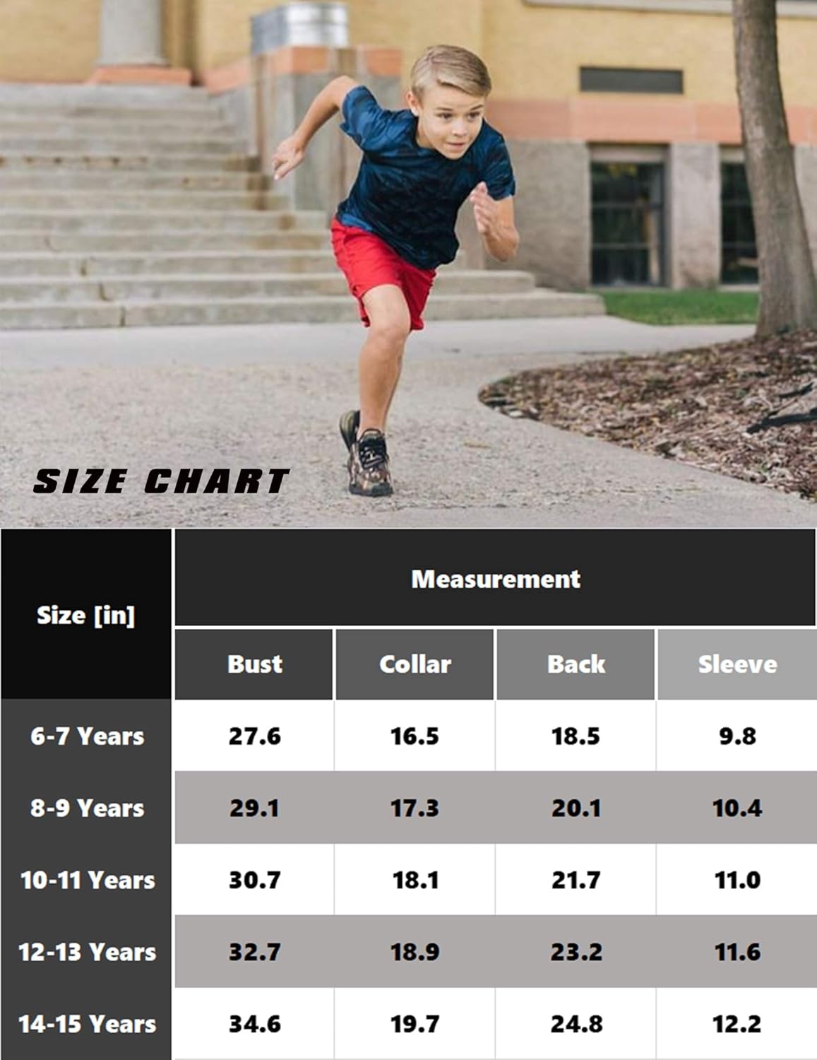 Arshiner 2 Pack Boys' Active Performance Raglan Shirts Short Sleeve Dry-Fit Tee Shirt: Clothing