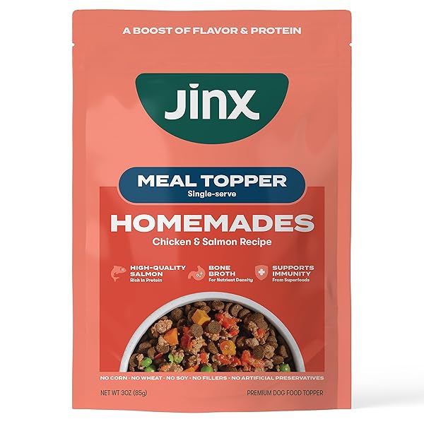 JINX SALMON GRAIN FREE WET DOG FOOD TOPPERS,...