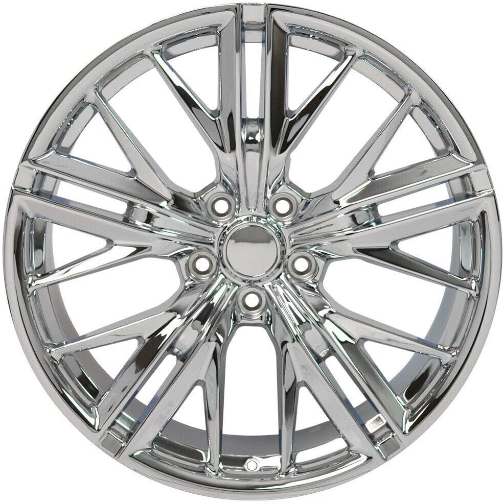 Partsynergy Replacement For 20" Rim fits 2010-2018 Chevy Camaro Style Chrome 20x8.5 Aluminum Wheel