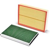 E-Gaultra A0000903751 Engine Air Filter 9068300318 Cabin Air Filter for Car | Compatible with Mercedes-Benz/Dodge/Freightliner Sprinter 2500 3500 Models, Replace 68013676AA/68012876AA/CA10330/CF10436