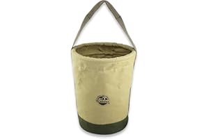 Graintex CB2414 Utility Tapered Canvas Bucket 12"X10"X15"