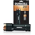 Duracell 250 Lumen Aluminum Flashlight for Everyday Use - Reliable, Durable, and Portable Design with 3-AAA Batteries Included. Great for In-Door & Out-Door Use
