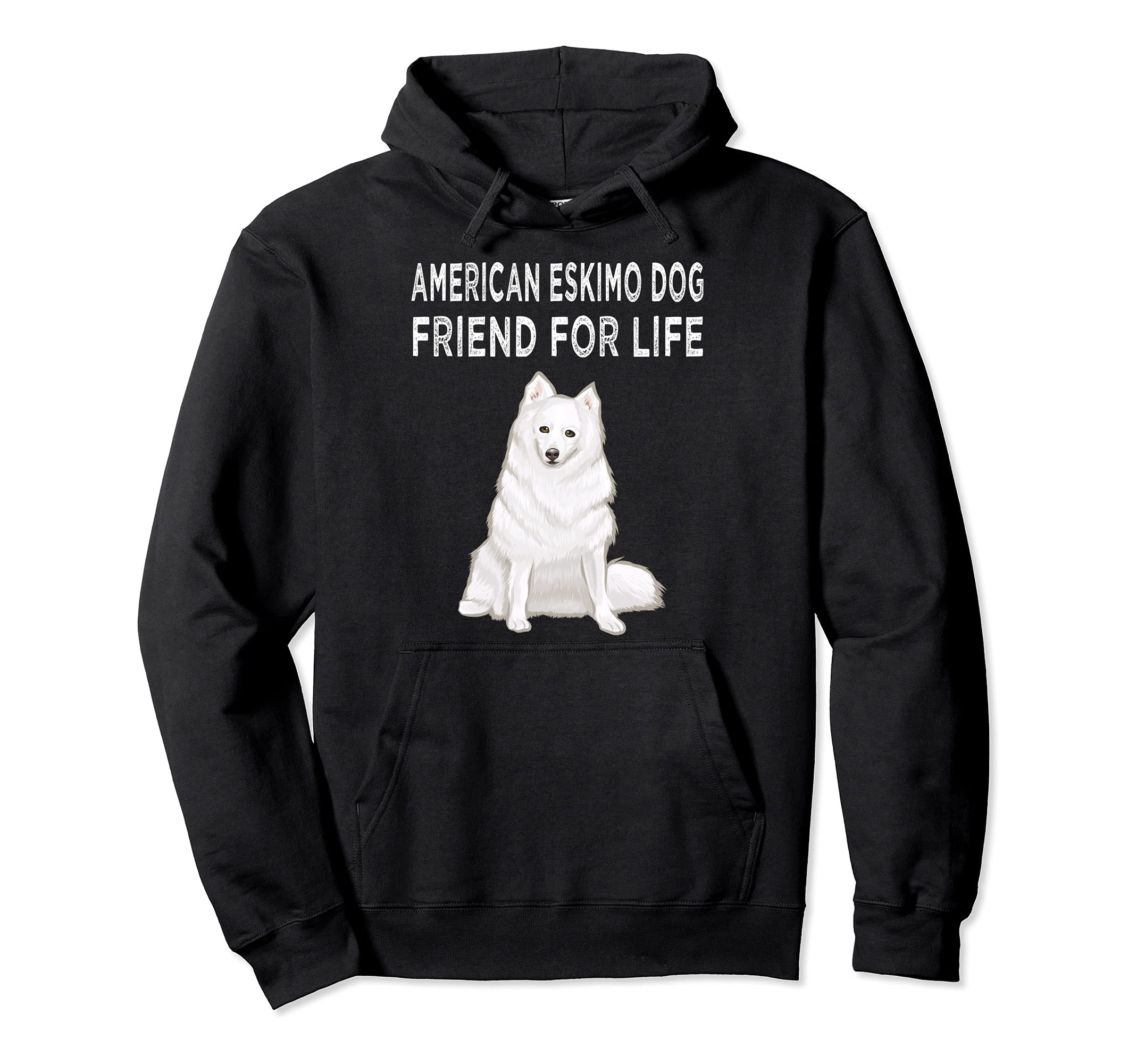 American Eskimo Dog Friend For Life Dog Lover Friendship Pullover Hoodie