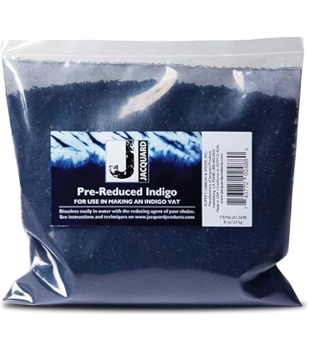 画材 Indigo Genuine Amazon.com: Jacquard Blue Indigo Dye - 8 Oz Create Your Own