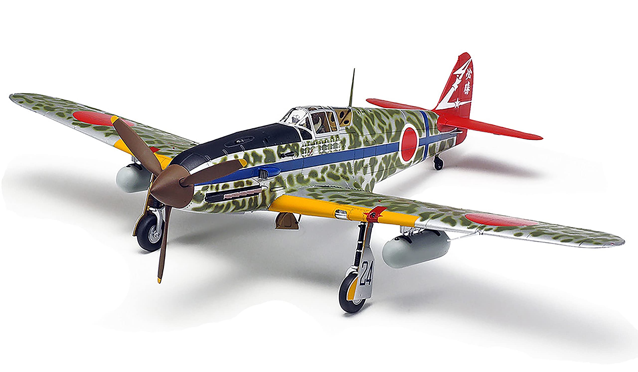 TAMIYA - 1:48 Japan Ki-61-Id Hien (Tony) Flzg., Faithful Replica, Plastic Kit, Crafts, Model Kit, Assembly, Unpainted