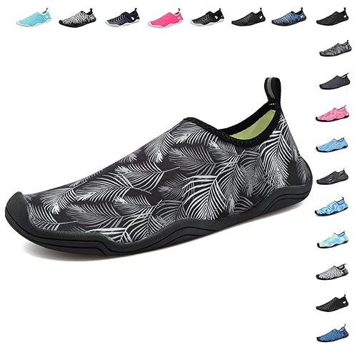 Fanture Men Womens Water Sports Quick Dry Aqua Shoes 18 Drainage Holes Wadingswimwalkingyogabeachdrainage