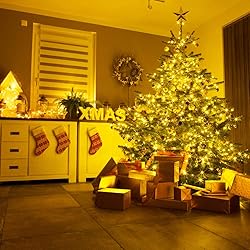 Moobibear LED String Lights 99ft UL Listed Plug in