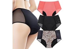 Leak-Proof Incontinence Panties - Comfortable Briefs for Daily Use for Over 55