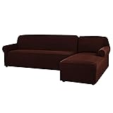 CHUN YI Stretch Sectional Couch Covers Soft L