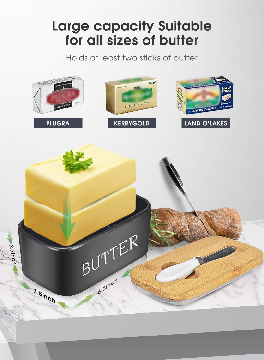 Butter Dish with Lid - Image 4