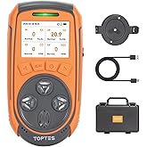 TopTes Guard-863Pro 4 Gas Monitor Multi Gas Detector for H₂S, CO, LEL, and O₂, with TFT Color Screen, Upgraded O₂ Sensor (5-Y