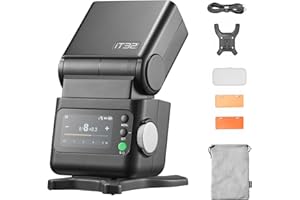 GODOX IT32 TTL Camera Flash, Compatible with Godox X Series (X3/X3Pro/XPro/XProII/X2T), 2.4G Wireless, GN18, Recycle Time 1.5
