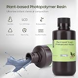 ELEGOO ABS Like 3D Printer Resin Grey 2KG Plant-Based 405nm UV High Precision view 3