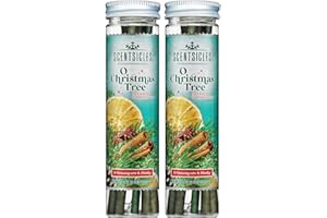 Scentsicles O Christmas Tree Scented Christmas Ornaments with Hooks - 2 Bottles (12 Sticks Total)