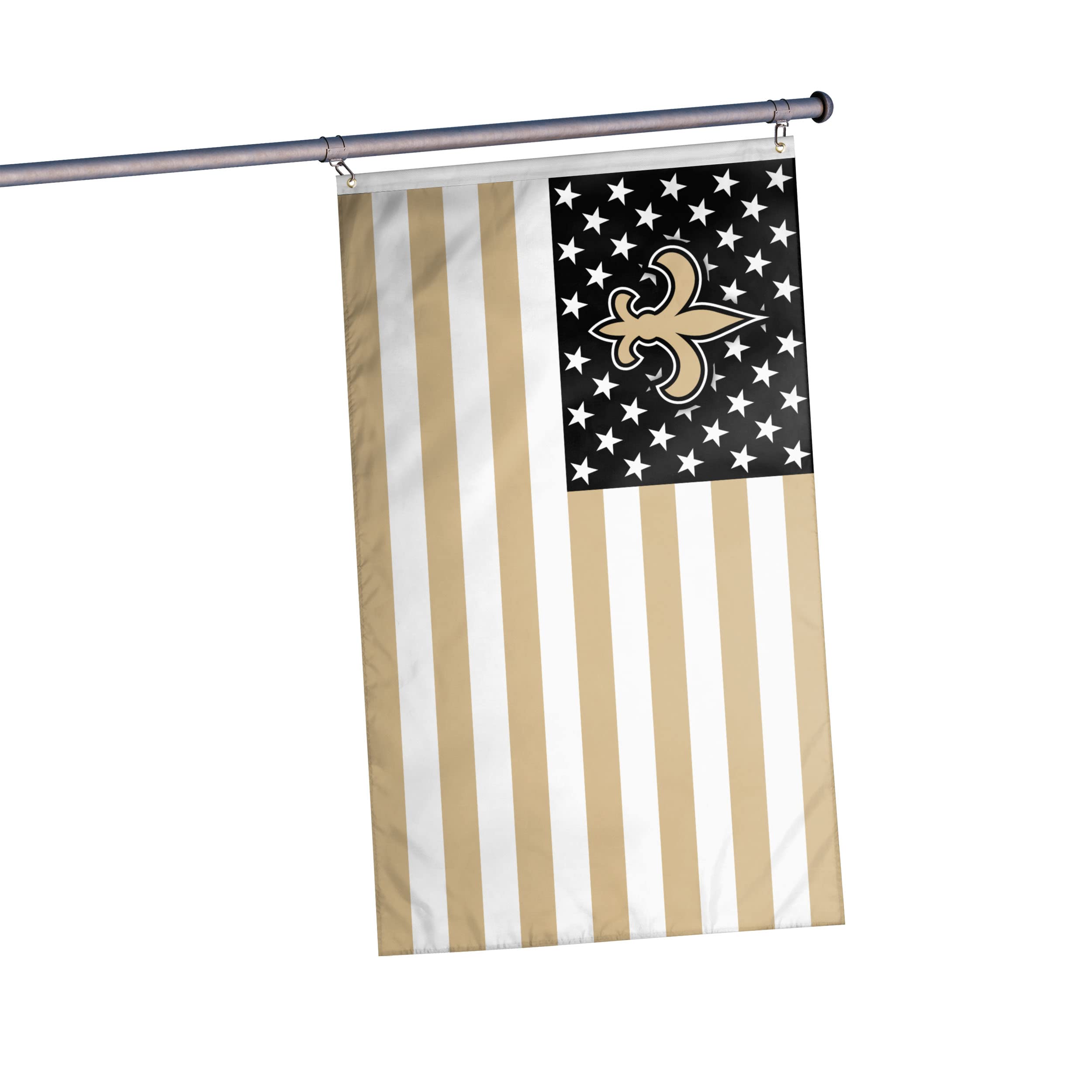 FOCO New Orleans Saints NFL American Stars Horizontal Flag Image