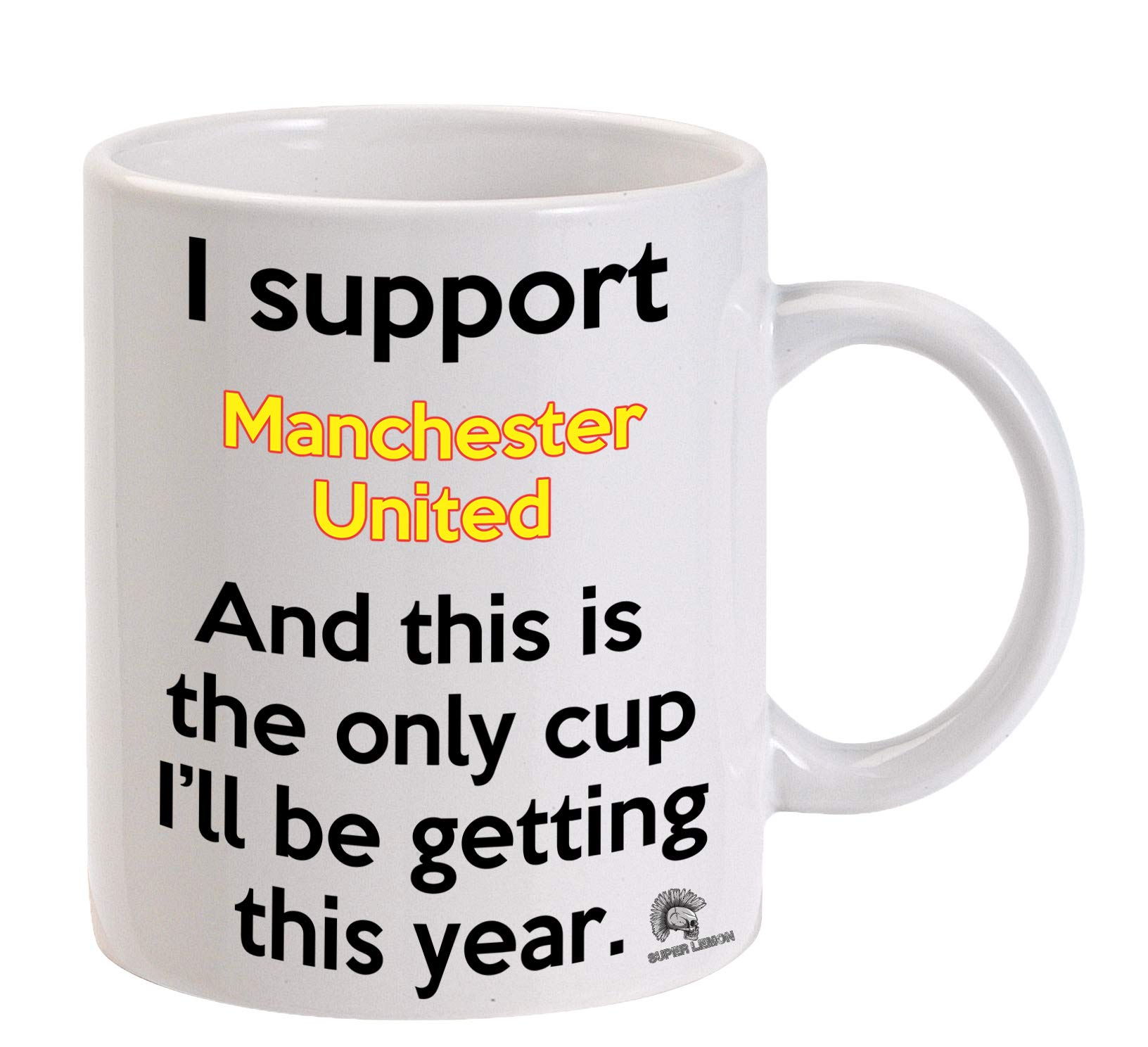 FUNNY FOOTBALL MUG FOR COFFE TEA OR WORK - GREAT FUNNY GIFT FOR A FOOTBALL SUPPORTER FOR THE OFFICE OR HOME WITH TEA OR COFFEE- PERFECT SECRET SANT GIFT - 11 OZ SIZE - MACHINE WASHABLE