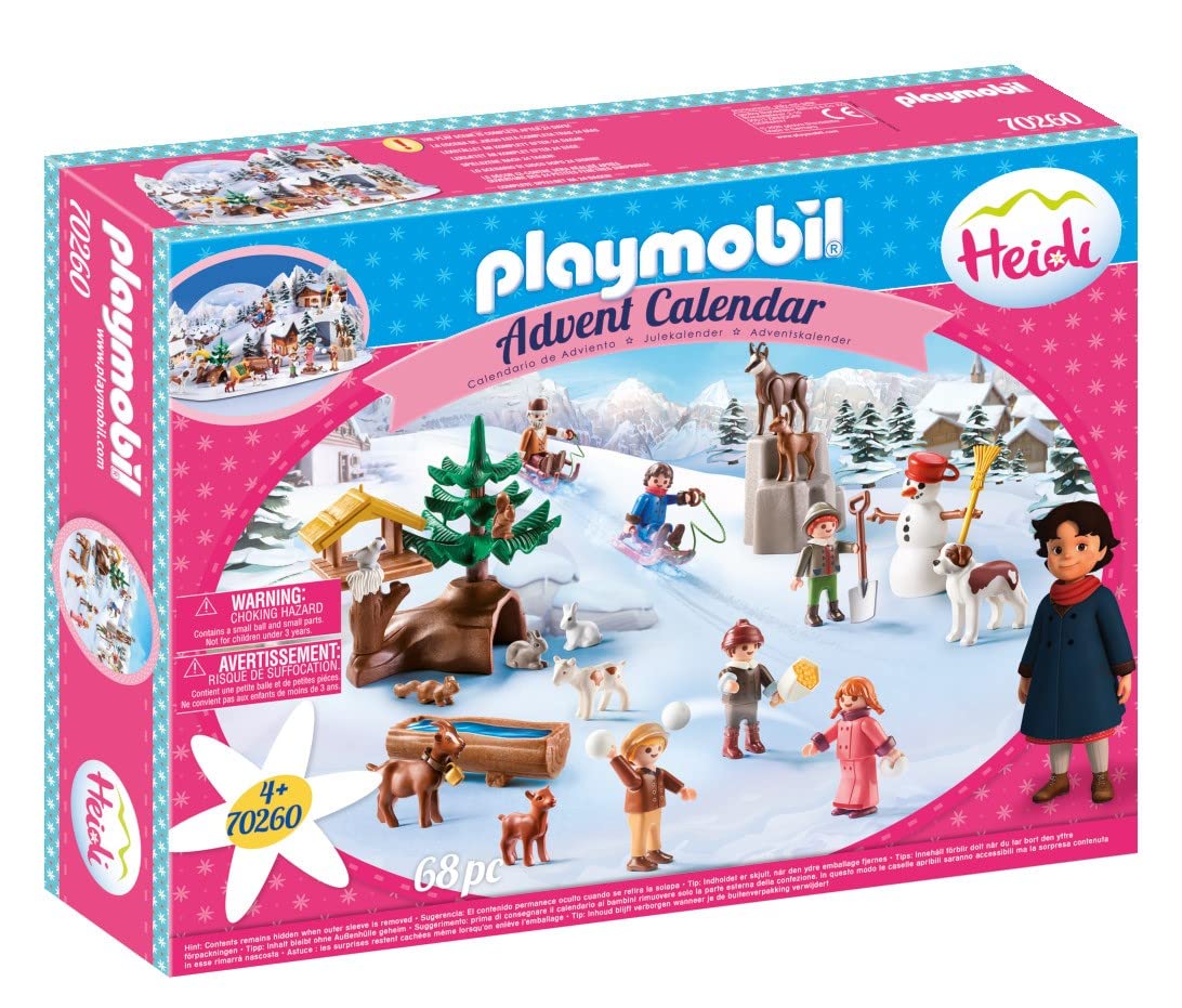 PLAYMOBIL Heidis Winter World Advent Calendar 70260 for Children from 4 Years