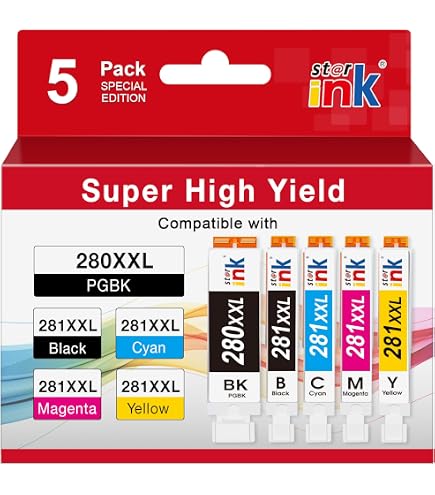 Amazon.com: 280XXL 281XXL Ink for Canon Ink 280 281 Replacement