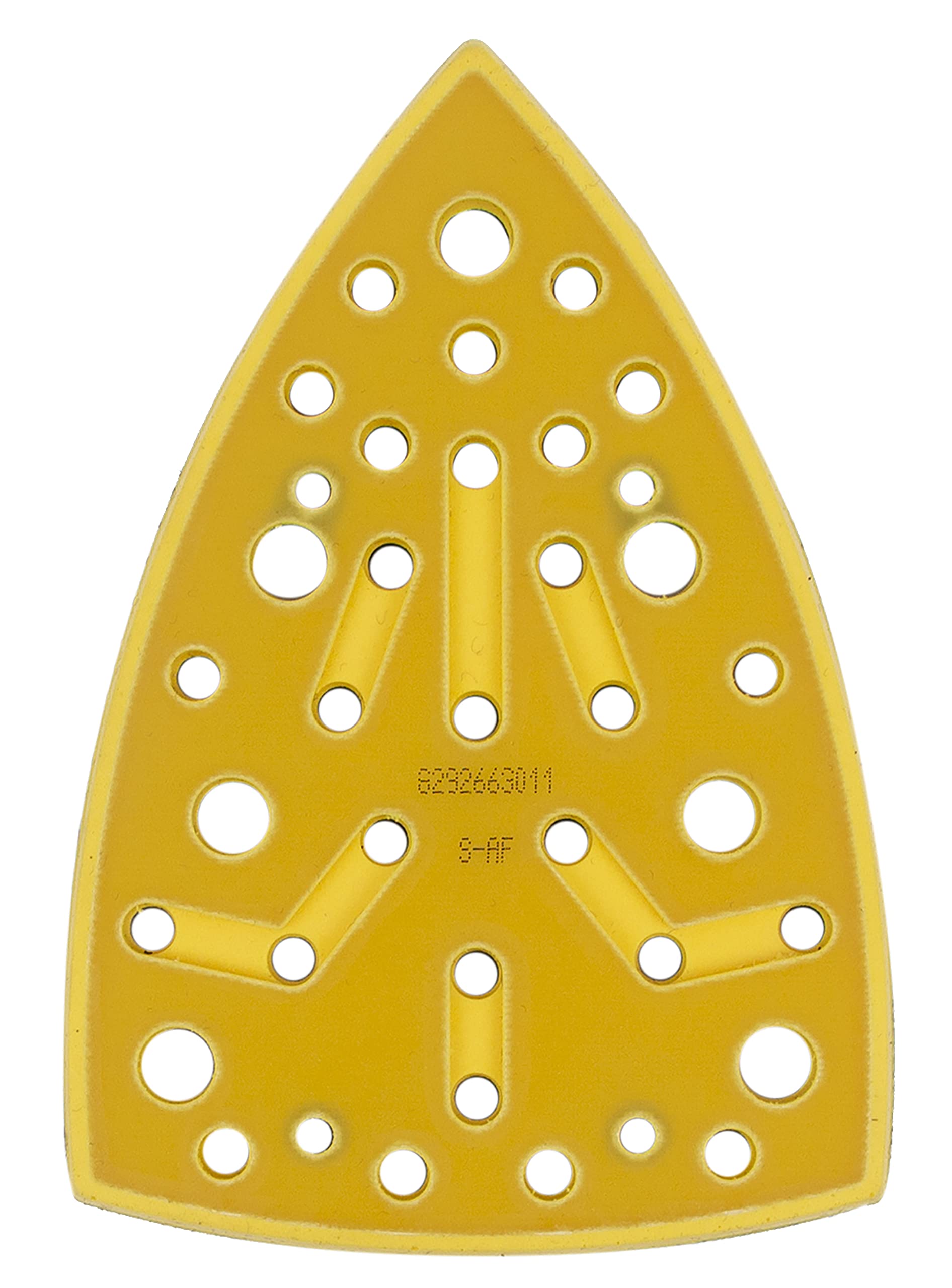 Mirka Backing Pad Medium Hardness + Pad Saver 100x152x152mm / Grip/for Delta Sanders Orbital Sanders Mirka DEOS DEOS663CV with 32 dust Extraction Holes for dust-Free Sanding with net abrasives