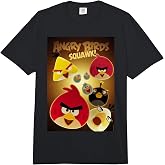 Angry Birds Group Poster Squawk Comfort Colors Adult Heavyweight T-Shirt