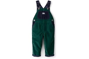 OSHKOSH B'GOSH Oshkosh Boys World's Best Overalls, Green Corduroy, 4T