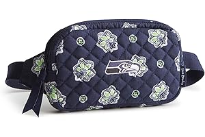 Vera Bradley Premium Cotton Large Travel Duffel Bag, Royal Blue/Red Bandana