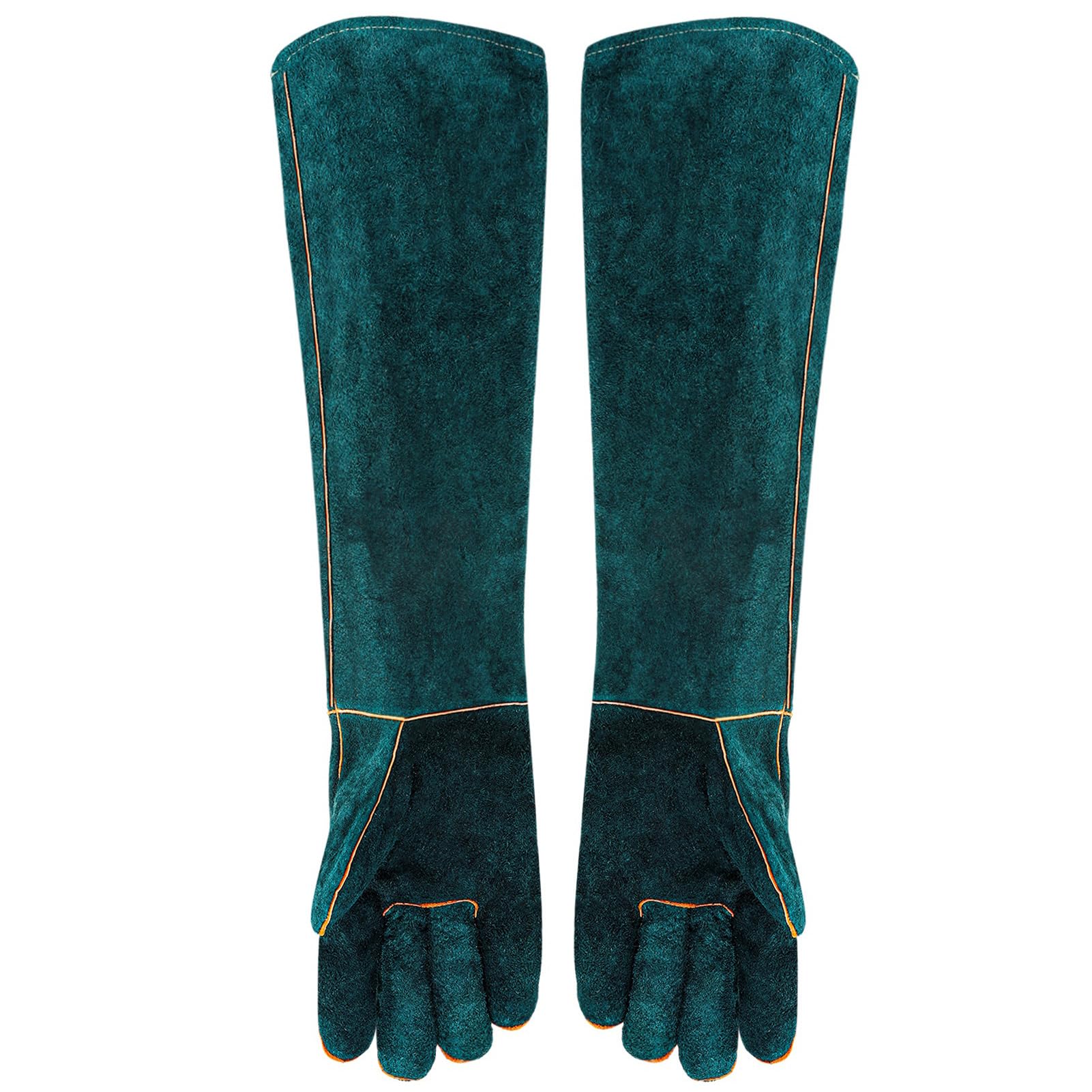 Meng Jiaran Anti Bite Gloves Gauntlet 60CM, Full Arm Cut Resistant Gloves Cat Handling Glove Protection For Animal Grooming,Gardening,Scratch Resistant,Bite Proof(60cm/23.6inch)