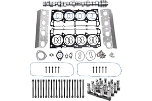 SUSUCAR 5.7 HEMI MDS Lifter Camshaft Cam Kit Head Gasket for 2009-2016 Dodge Ram 2500 3500 5.7L V8 53022314AD
