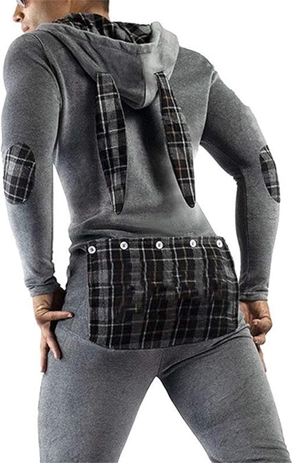 Black onesie clip art Mens Onesie with Butt Flap Novelty One Piece Pajamas at Amazon Men’s