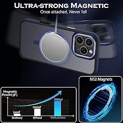 YINLAI Case for iPhone 16 Pro Max, Magnetic Case