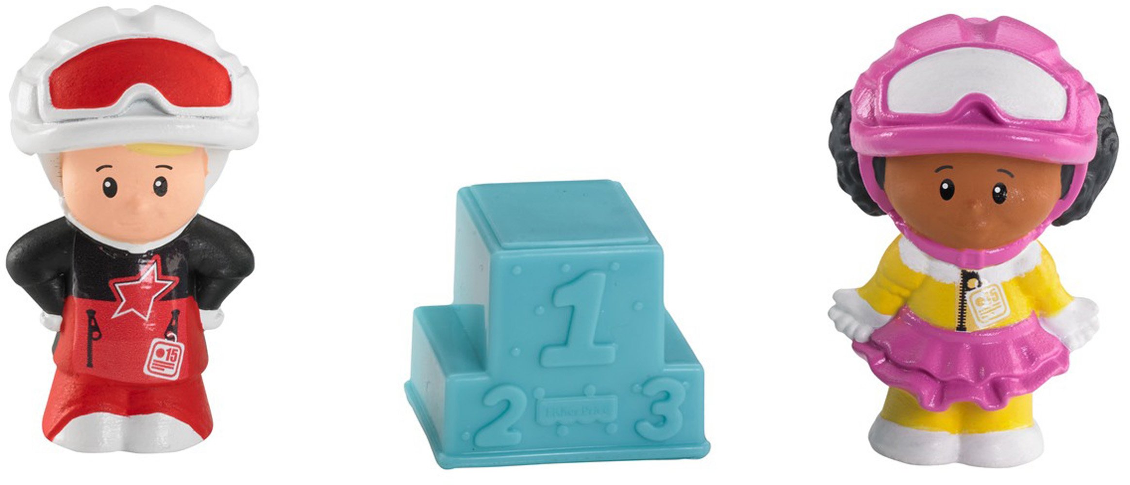 Fisher-Price - Little People Figures Tube, Podium (Mattel R9829)