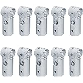 10 PCS T Pipe Clamp Connector for 1-1/4" (OD 1.25") Round Tube | Chain Link Fence