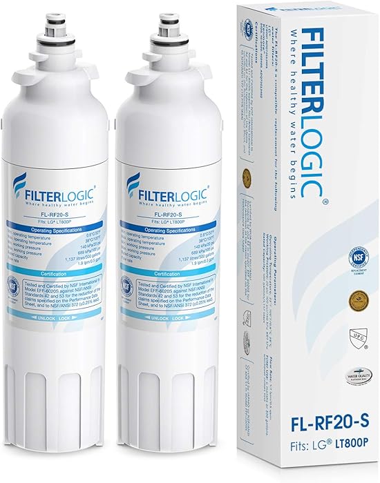 2Pack Replacement Water Filter For LG LSC27931ST Home, Furniture & DIY