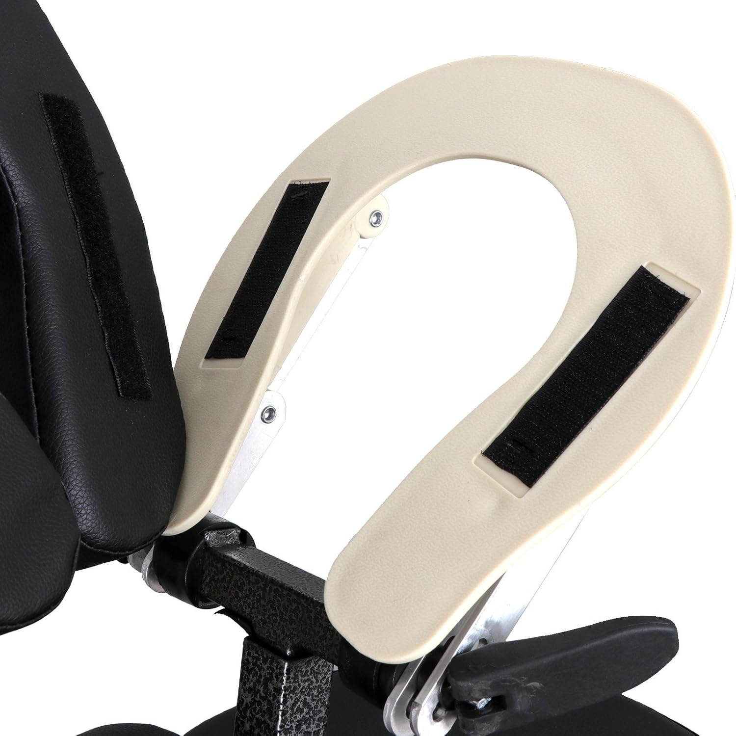 Portable Light Weight Massage Chair Leather Pad Travel Massage Tattoo Spa Chair w/Carrying Bag (#1) (Black): Kitchen & Dining