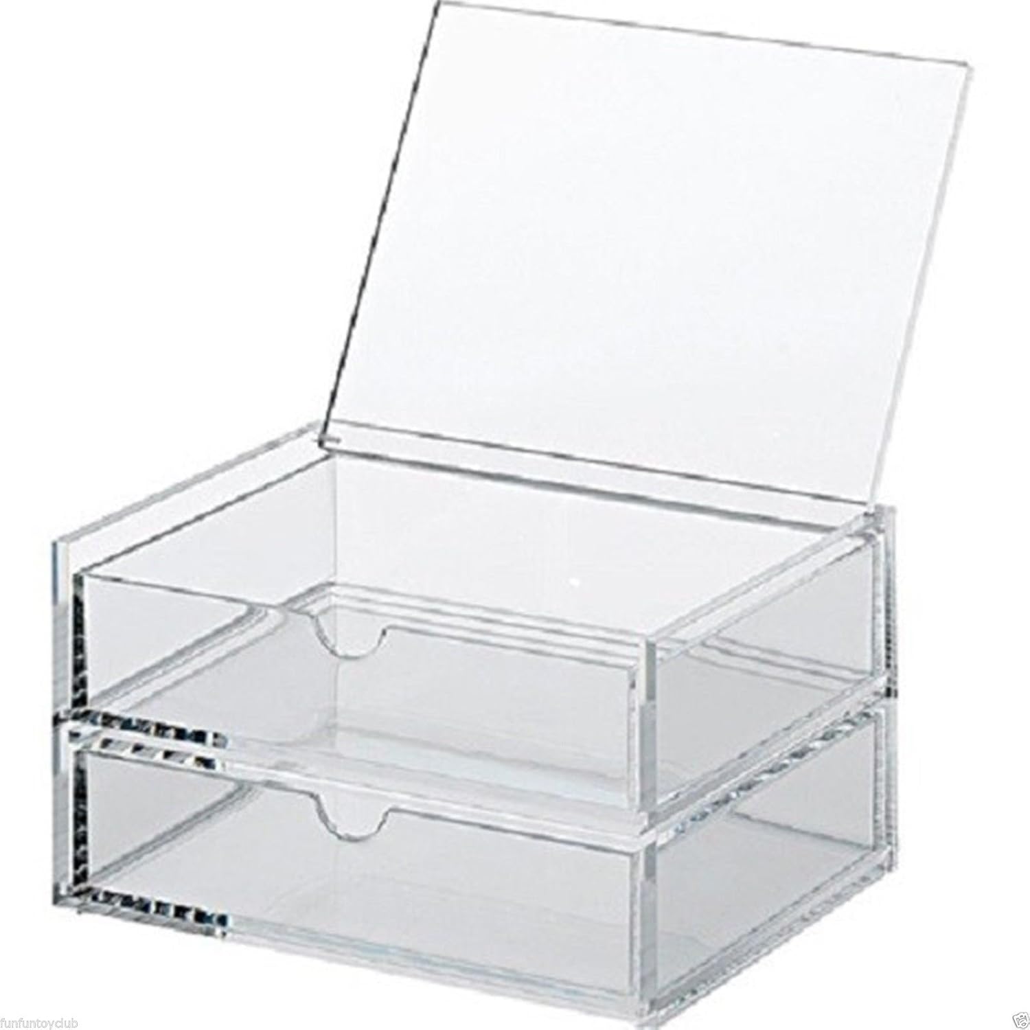 Muji acrílico apilable 2 cajones caja con tapa S tamaño: Amazon.es: Hogar