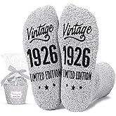 HAPPYPOP Birthday Gifts Ideas for Elderly - Birthday Socks for People Born between 1924-1935