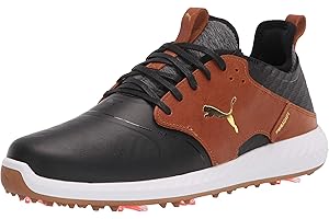 PUMA Men's Ignite Pwradapt Caged Crafted Golf Shoe