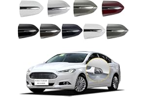 Goholy Car Exterior Door Handle Key Hole Trim Cover Cap Compatible with Ford Fusion 2013 2014 2015 2016 2017 2018 2019 2020 Door Handle Lock Cap Phantom Gray with Electroplating DS7Z 54218A15-DC