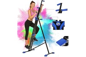 ELIFINE Vertical Climber Exercise Machine for Home Gym, 350 LBS Stair Stepper with 5-Level Heights for Cardio & Resistance Training & Full Body Workout, Easy to Assemble Upgrade Foldable