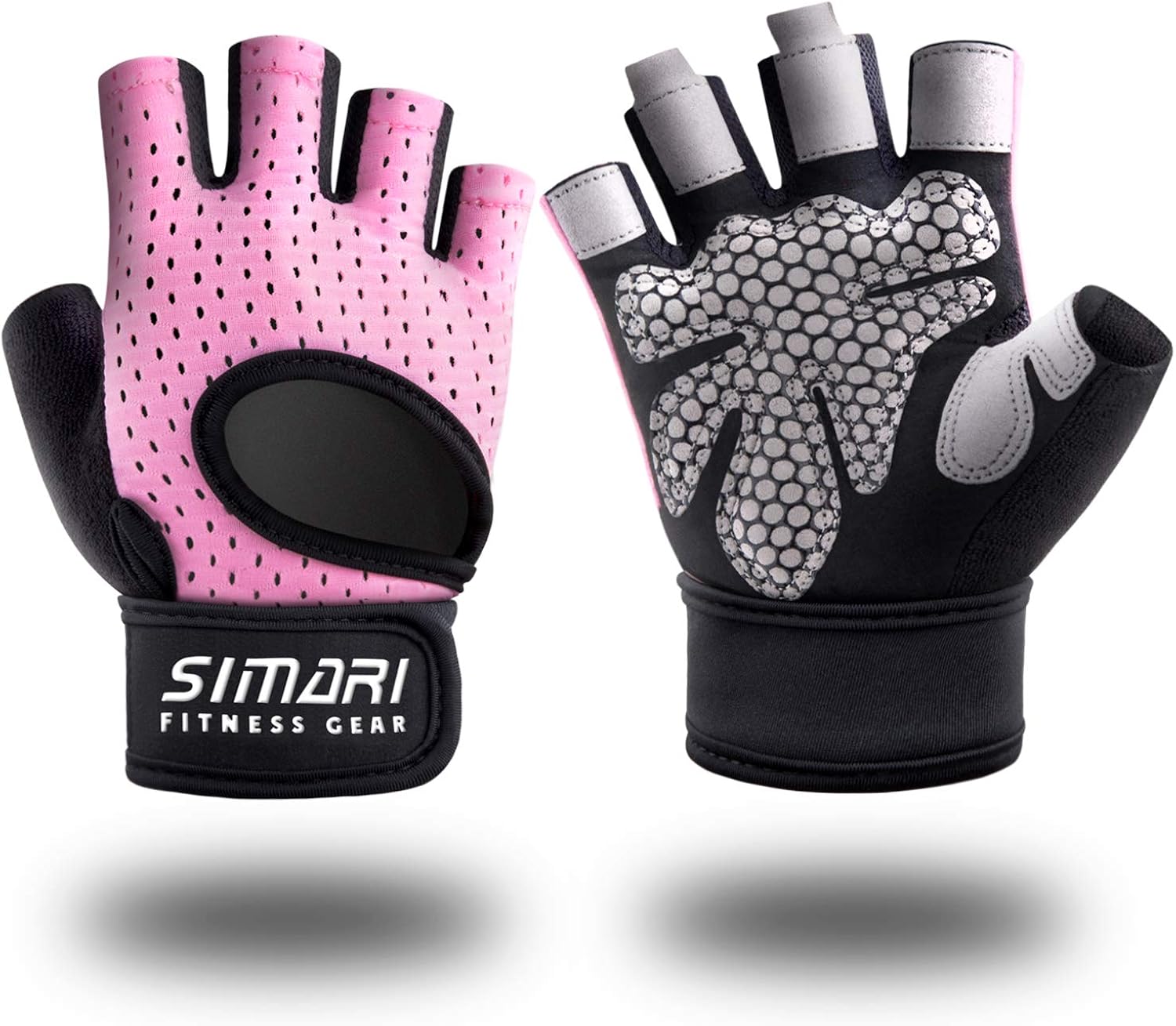 SIMARI Workout Gloves for Women Men,Training Gloves with Wrist Support for Fitness Exercise Weight Lifting Gym Lifts,Made of Microfiber SG-907