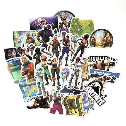 Amazon Com Stickers For Fortnite Gaming 40pcs Fortnite Gaming - amazon com stickers for fortnite gaming 40pcs fortnite gaming decal stickers kids birthday party favors supplies decorations toys games