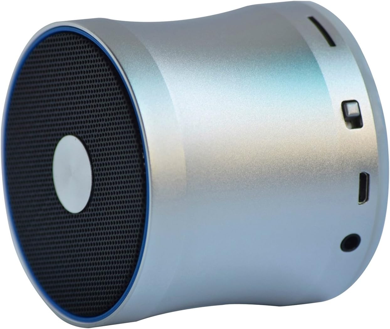 TYGUIDER Mini Wireless Bluetooth 4.2 Portable Speaker with HD Bass Stereo Sound for Phone(Silver)