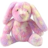 Esstaa Rainbow Bunny Plush Stuffed Animal Rabbit Soft Toy Cute Little Gift for Girlfriend Little Kids Girl Boy Friends 12 inc
