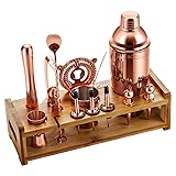 Soing Rose Copper 24-Piece Cocktail Shaker